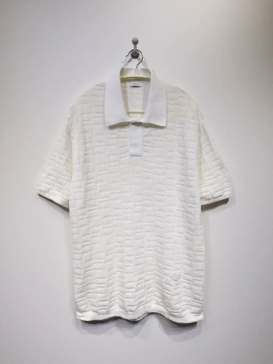 システムオム (SYSTEM HOMME) テクスチャ ニット Tシャツ