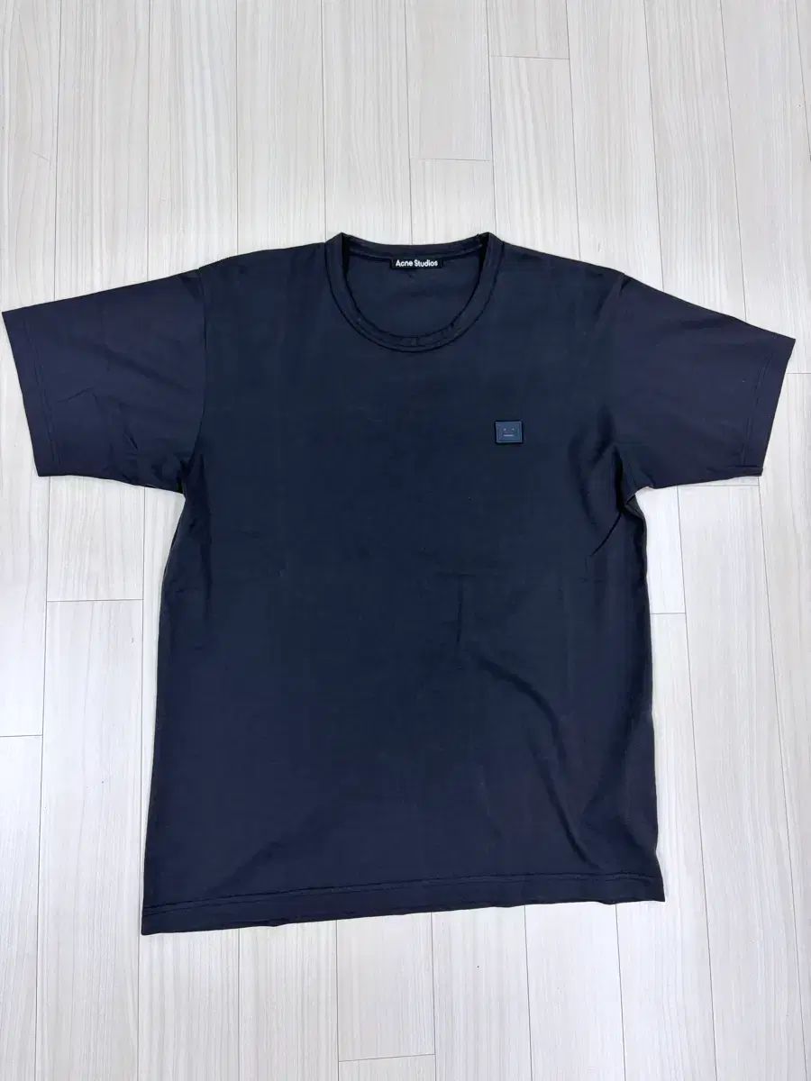 Acne Studios フェイス ロゴ 半袖 Tシャツ ネイビー アークネ m サイズ