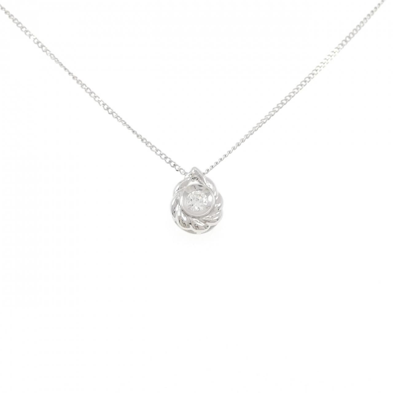 PT900/PT850 ダイヤモンド ネックレス 0.11CT