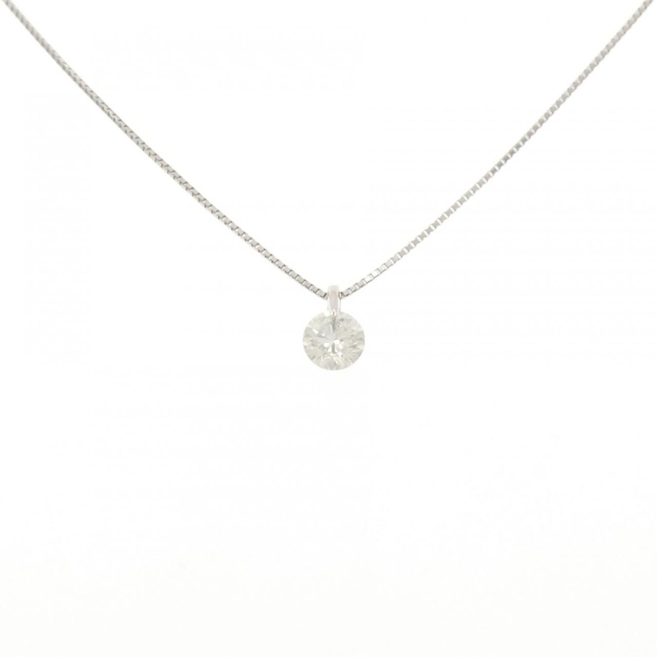 PT900/PT850 ソリティア ダイヤモンド ネックレス 0.620CT