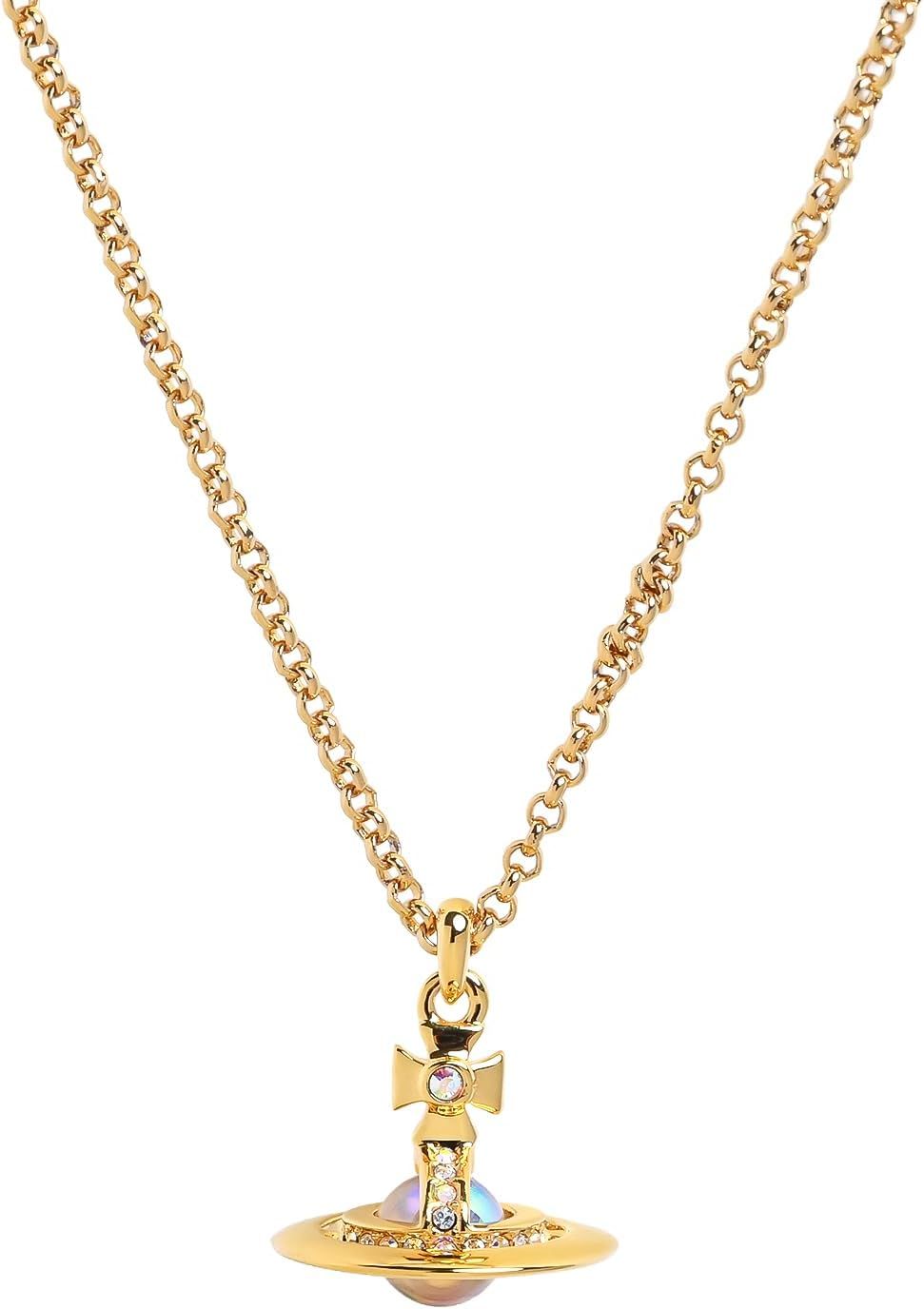 Vivienne Westwood ヴィヴィアンウエストウッド NEW PETITE ORB PENDANT 63020098 02R995 ゴールド 金 ネックレス オーブ