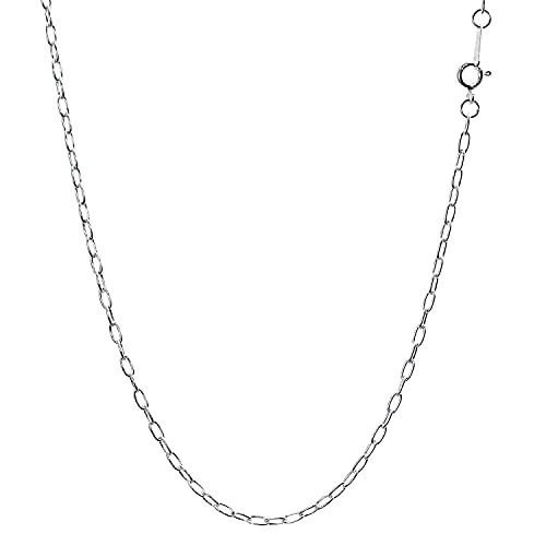 [シアーズ] 長あずき チェーン ネックレス シルバー sv 925 幅 2.2mm 50cm【シルバー925 幅 2.2mm 50cm】