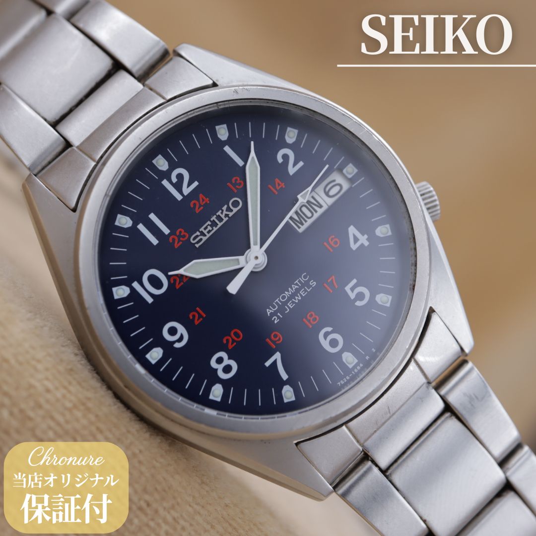 ★SEIKO セイコー ミリタリー 7S26-3060 自動巻 動作品 ★ SEIKO 7S26-3060 セイコー AUTOMATIC 腕時計 ミリタリー 21石