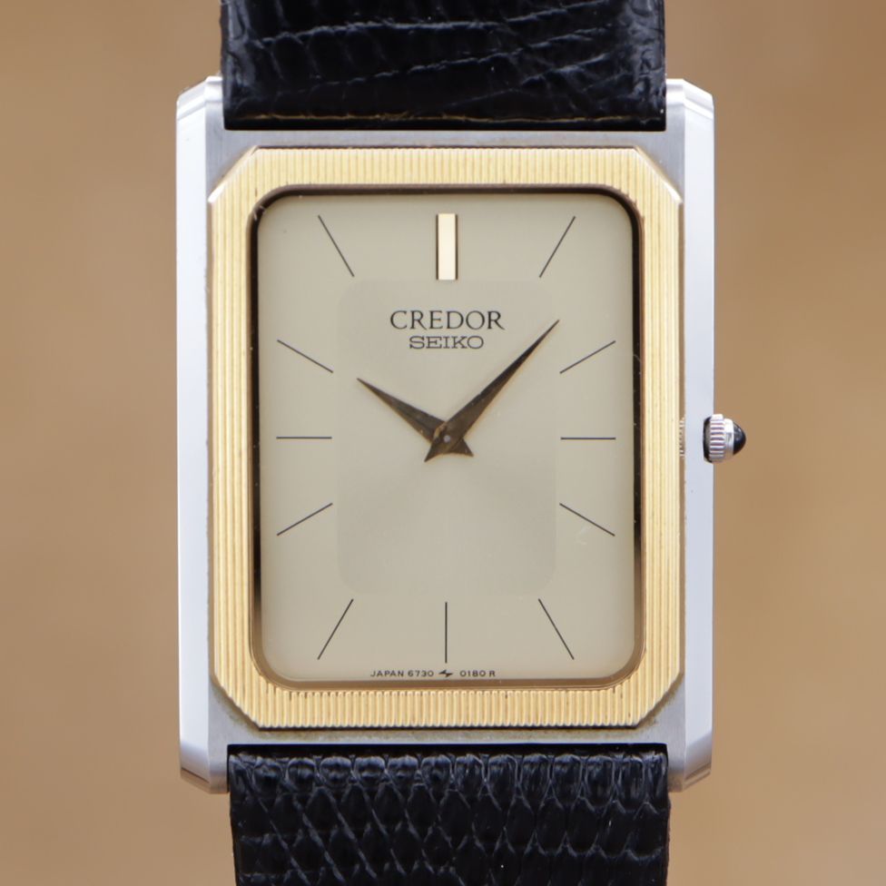 クレドール セイコー 6730-5090 CREDOR SEIKO レクタン スクエア
