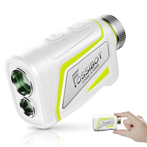 R◆FOSSiBOT ゴルフレーザー距離計 Ultra-mini C1000/C1000 PRO OLED赤緑色表示 光学6倍望遠 最速0.06S測定 高透過レンズ 1000m/1093yd対応 マグネット付 ゴルフ距離計 ミニ 超小型 超軽 68fed597