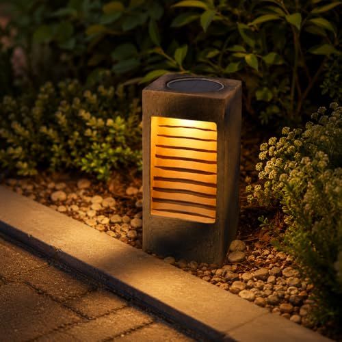 GWSOLAR 露地 磁器 ソーラー庭園灯【10年保証・電球色・30ルーメン】Smart Lighting 夜自動点灯 翌朝まで点灯!! お庭 玄関先 足元灯『エクステリア照明 ソーラーライト』 GWソーラー 型番：GW-CR105WW(1P a6bd9bd8