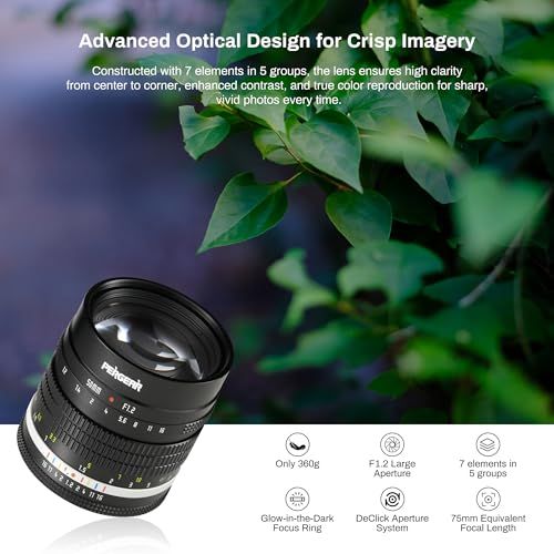 Pergear 50mm F1.2 単焦点レンズ APS-C マイクロフォーサーズ ポートレート撮影 MFT M43 ミラーレスカメラ用 MF(マニュアルフォーカス) 5群7枚構成 F1.2大口径 小型 軽量 蛍光コーティング【国内正規品・2 83985b27 Pergear 50mm F1.2 単焦点レンズ APS-C マイクロフォーサーズ ポートレート撮影 MFT M43 ミラーレスカメラ用 MF(マニュアルフォーカス) 5群7枚構成 F1.2大口径 小型 軽量 蛍光コーティング【国内正規品・2 83985b27