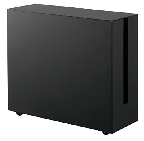 山崎実業(Yamazaki) キャスター付き ケーブル収納 ラック ブラック 約W40.1×D15.1×H34.8cm タワー 隠せる周辺機器 いたずら防止 テレワーク 5404送料無料 86e33963 山崎実業(Yamazaki) キャスター付き ケーブル収納 ラック ブラック 約W40.1×D15.1×H34.8cm タワー 隠せる周辺機器 いたずら防止 テレワーク 5404送料無料 86e33963