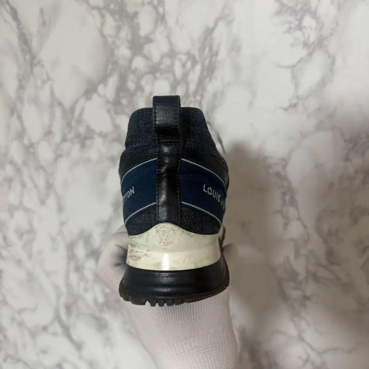 37 Louis Vuitton デニム スニーカー 靴