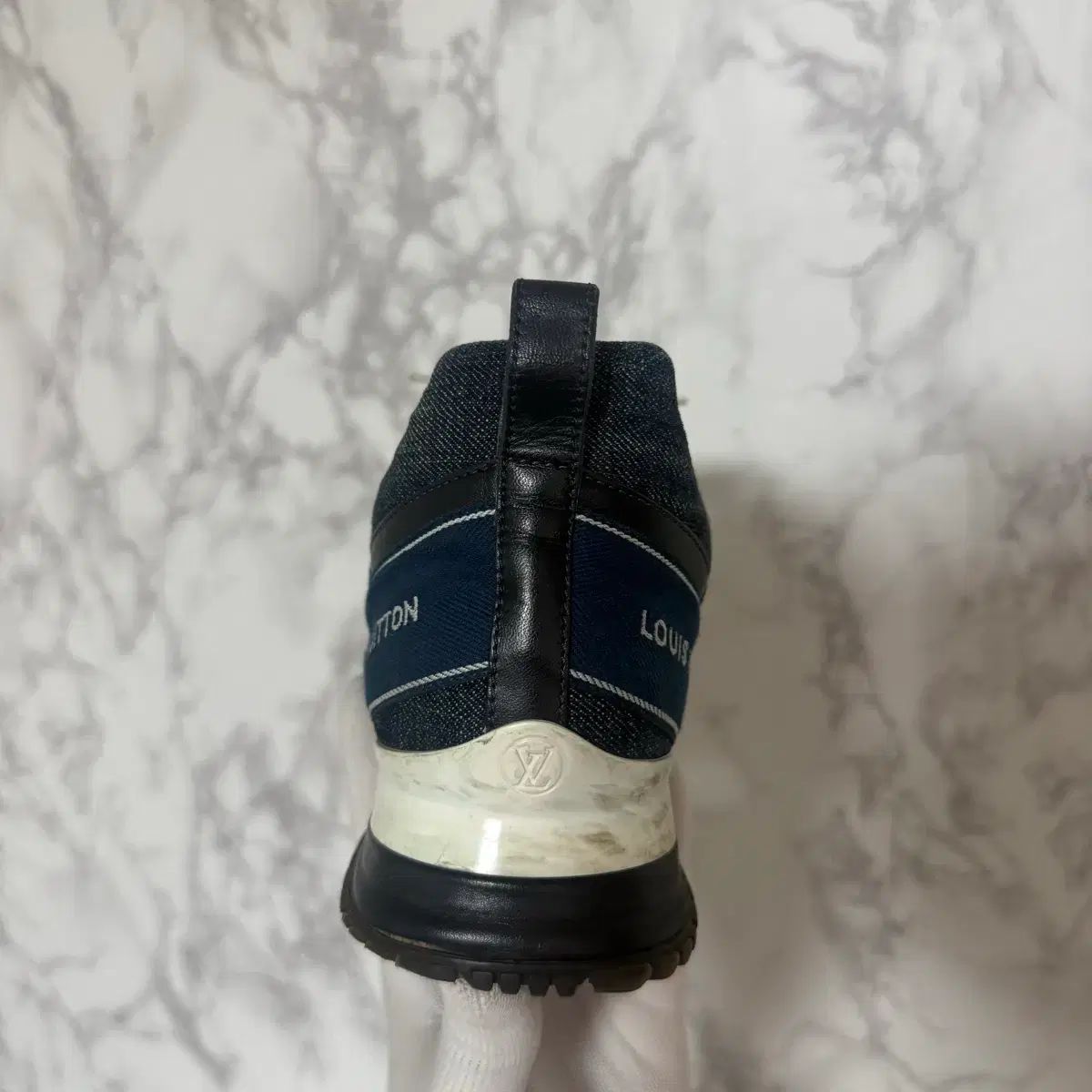 37 Louis Vuitton デニム スニーカー 靴