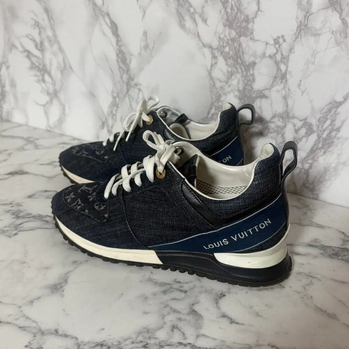 37 Louis Vuitton デニム スニーカー 靴
