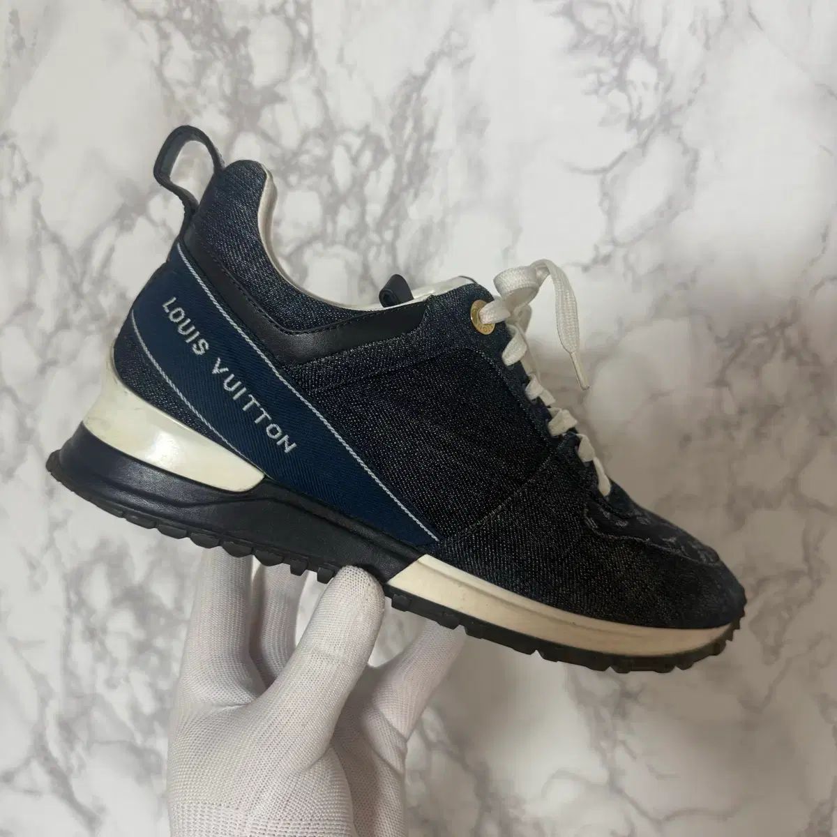 37 Louis Vuitton デニム スニーカー 靴