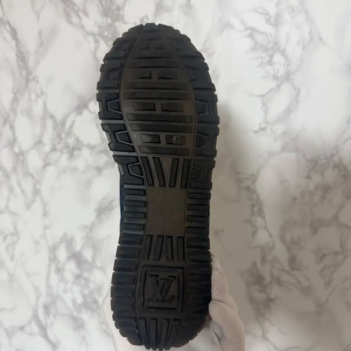 37 Louis Vuitton デニム スニーカー 靴