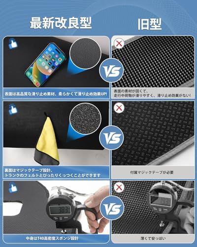 Mixsuper スズキ エブリイワゴン da17w ラゲッジマット 2D トランクマット every wagonに適用 ラゲッジトレイ 荷室マット 防水 2015年2月-現行 エブリイ パーツ PVC滑り止め素材 巻け収納 耐摩擦 耐汚れ 21a450d9