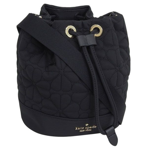 ケイトスペード バッグ レディース ショルダーバッグ アウトレット ブラック spade flower qu sm bucket KK076-001 KATE SPADE