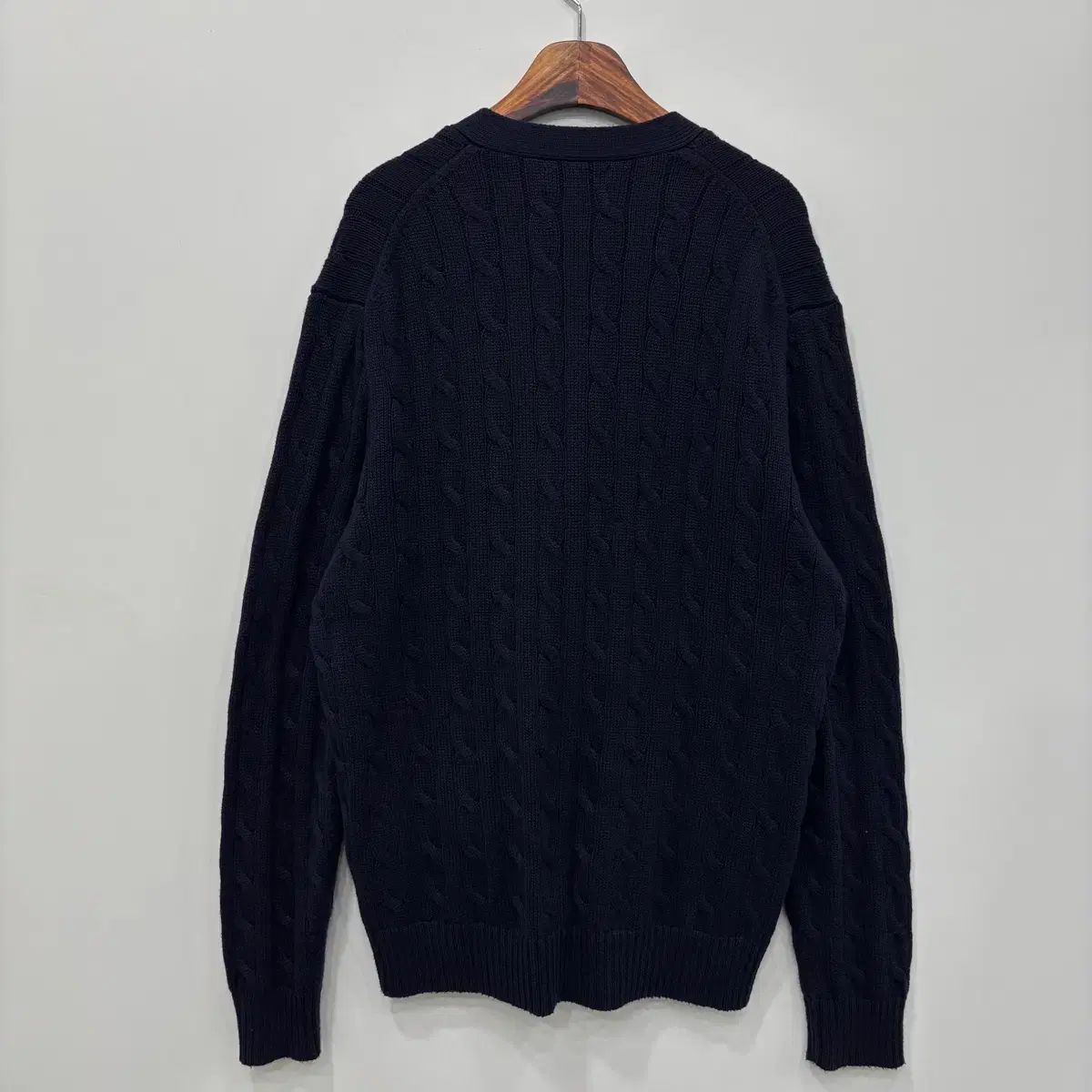 POLO Ralph Lauren ケーブルニット コットン カーディガン L POLO Ralph Lauren ケーブルニット コットン カーディガン L