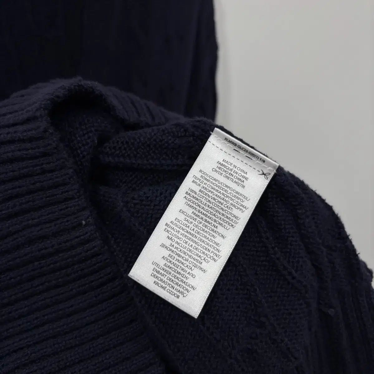 POLO Ralph Lauren ケーブルニット コットン カーディガン L POLO Ralph Lauren ケーブルニット コットン カーディガン L