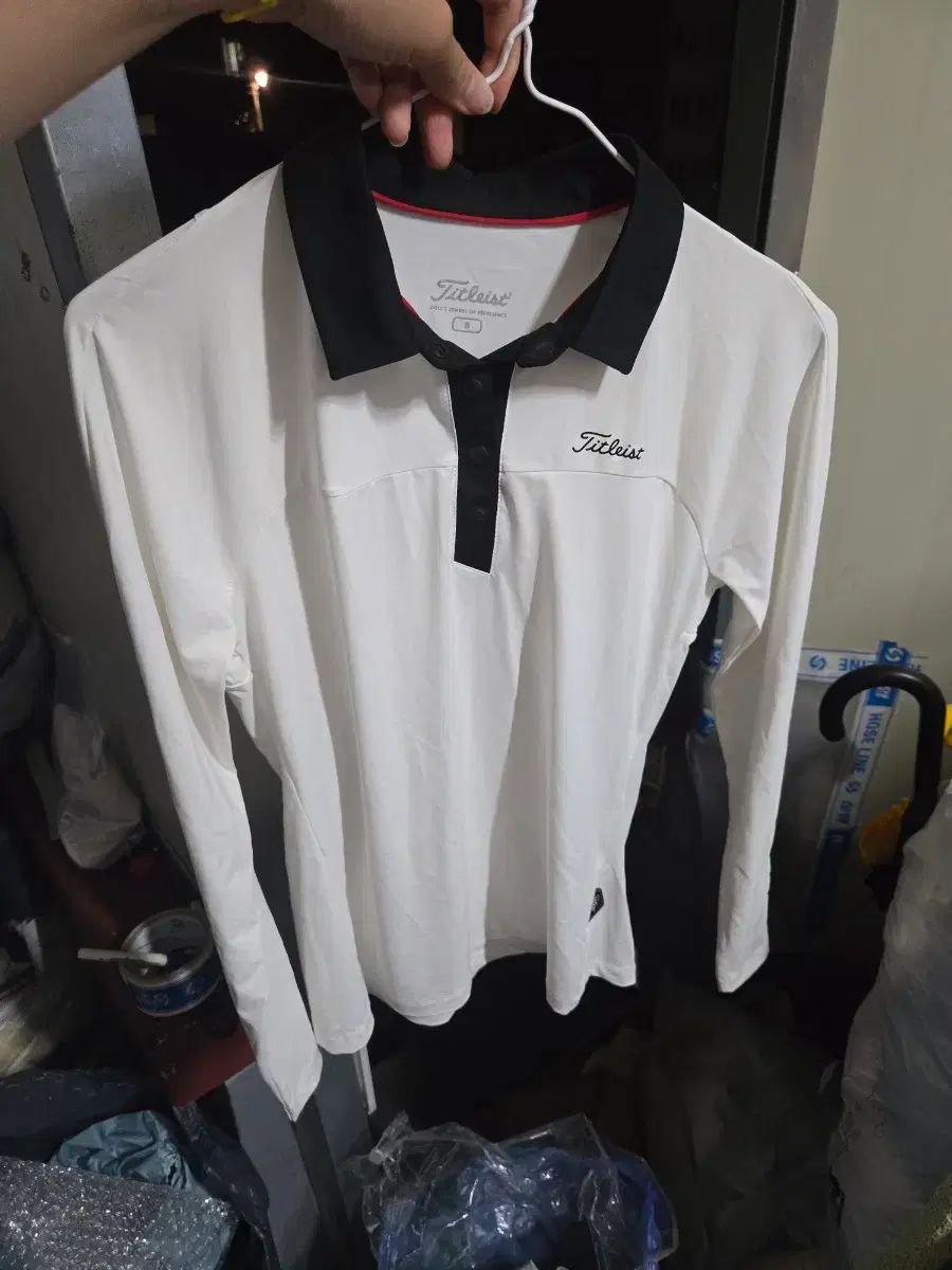 タイトリスト 長袖 ゴルフ Tシャツ 白 レッド s 2枚まとめ