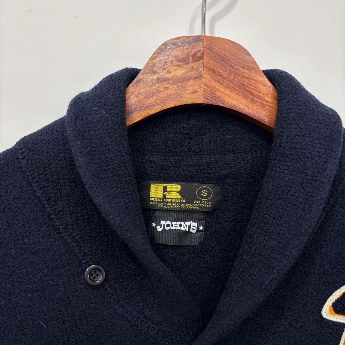 Russell Athletic x John's レディース ショールカラー カーディガン xs