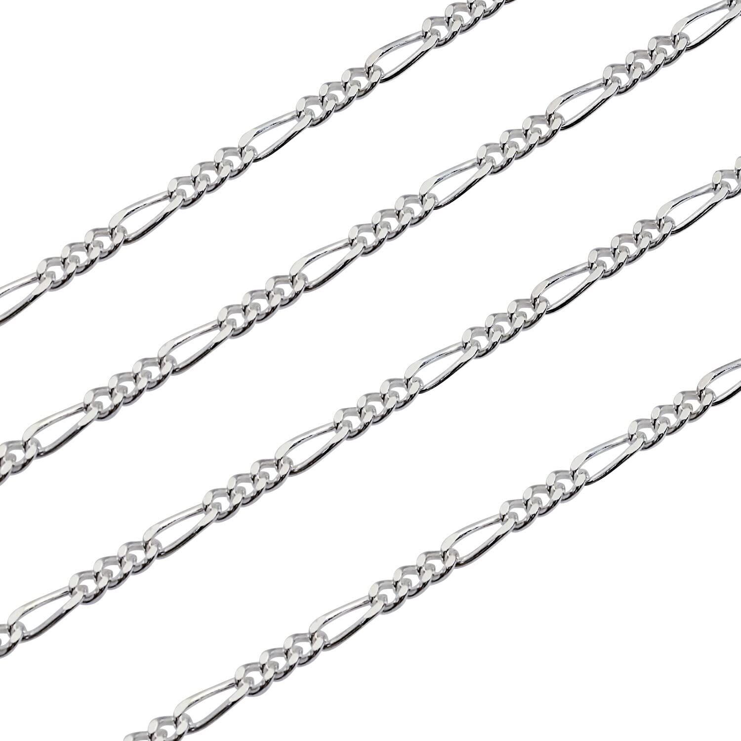 [シアーズ] フィガロ チェーン ネックレス シルバー sv 925 幅 2.2mm 長さ 50cm sfg60-50【シルバー925 幅 2.2mm 長さ 50cm】