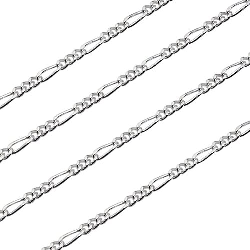 [シアーズ] フィガロ チェーン ネックレス シルバー sv 925 幅 2.2mm 長さ 50cm sfg60-50【シルバー925 幅 2.2mm 長さ 50cm】