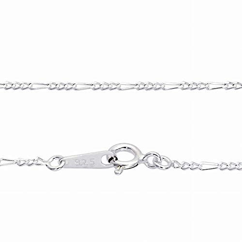 [シアーズ] シルバー925 SILVER 925 フィガロ2面カットチェーン 幅 1.3mm 長さ 60cm sfg4【シルバー925 幅フィガロ2面カットチェーン 幅 1.3mm 長さ 60cm】