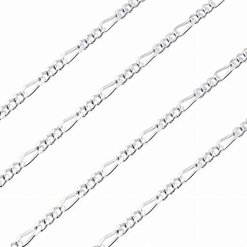 [シアーズ] シルバー925 SILVER 925 フィガロ2面カットチェーン 幅 2.8mm 長さ 50cm sfg8【シルバー925 幅フィガロ2面カットチェーン 幅 2.8mm 長さ 50cm】