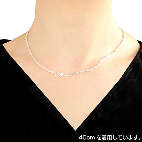 [シアーズ] シルバー925 SILVER 925 フィガロ2面カットチェーン 幅 2.8mm 長さ 50cm sfg8【シルバー925 幅フィガロ2面カットチェーン 幅 2.8mm 長さ 50cm】