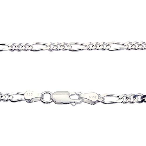 [シアーズ] シルバー925 SILVER 925 フィガロ2面チェーン 幅 3.4mm 長さ 50cm【シルバー925 幅フィガロ2面チェーン 幅 3.4mm 長さ 50cm sfg100-50】
