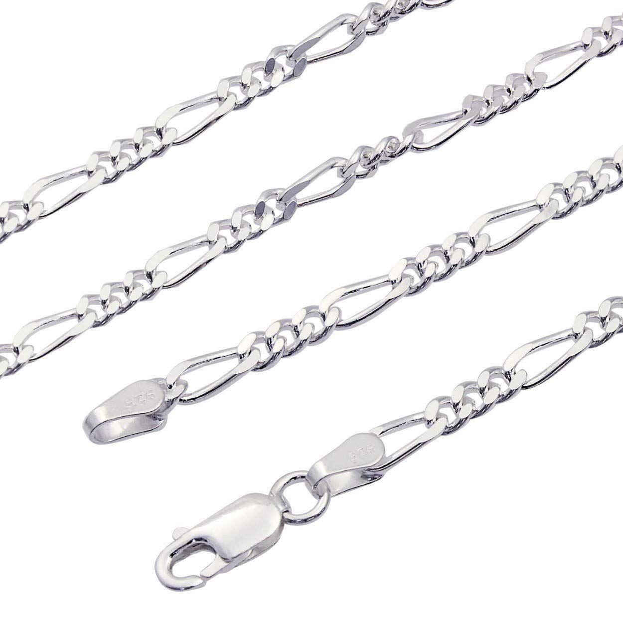 Sears シアーズ フィガロ 2面カット 喜平チェーンネックレス 925刻印 幅3.4mm 長さ60cm メンズ レディース【シルバー925 幅フィガロ2面チェーン 幅 3.4mm 長さ 60cm】 Sears シアーズ フィガロ 2面カット 喜平チェーンネックレス 925刻印 幅3.4mm 長さ60cm メンズ レディース【シルバー925 幅フィガロ2面チェーン 幅 3.4mm 長さ 60cm】
