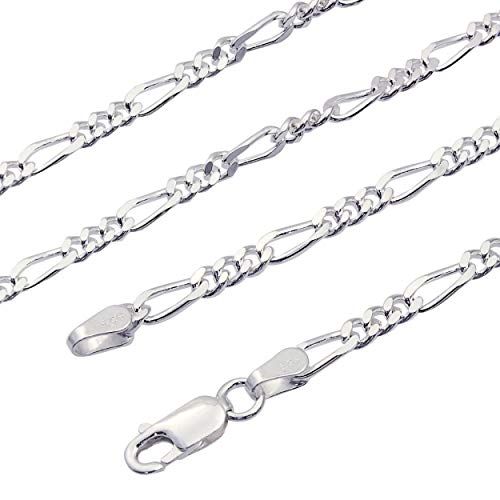 Sears シアーズ フィガロ 2面カット 喜平チェーンネックレス 925刻印 幅3.4mm 長さ60cm メンズ レディース【シルバー925 幅フィガロ2面チェーン 幅 3.4mm 長さ 60cm】 Sears シアーズ フィガロ 2面カット 喜平チェーンネックレス 925刻印 幅3.4mm 長さ60cm メンズ レディース【シルバー925 幅フィガロ2面チェーン 幅 3.4mm 長さ 60cm】