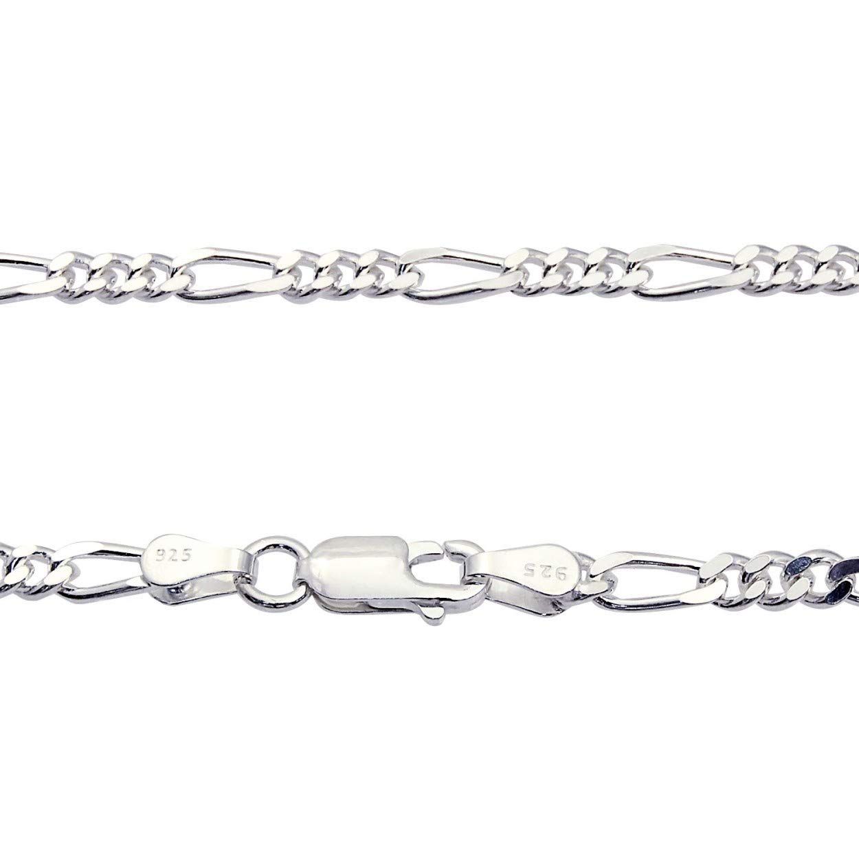 Sears シアーズ フィガロ 2面カット 喜平チェーンネックレス 925刻印 幅3.4mm 長さ60cm メンズ レディース【シルバー925 幅フィガロ2面チェーン 幅 3.4mm 長さ 60cm】 Sears シアーズ フィガロ 2面カット 喜平チェーンネックレス 925刻印 幅3.4mm 長さ60cm メンズ レディース【シルバー925 幅フィガロ2面チェーン 幅 3.4mm 長さ 60cm】