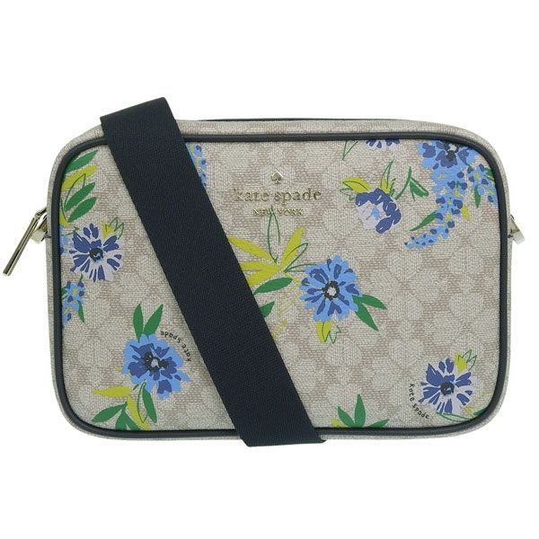 ケイトスペード バッグ レディース ショルダーバッグ アウトレット 花柄 ベージュマルチ SPADE FLOWER MINI CAM BAG KK911-960 KATE SPADE ケイトスペード バッグ レディース ショルダーバッグ アウトレット 花柄 ベージュマルチ SPADE FLOWER MINI CAM BAG KK911-960 KATE SPADE