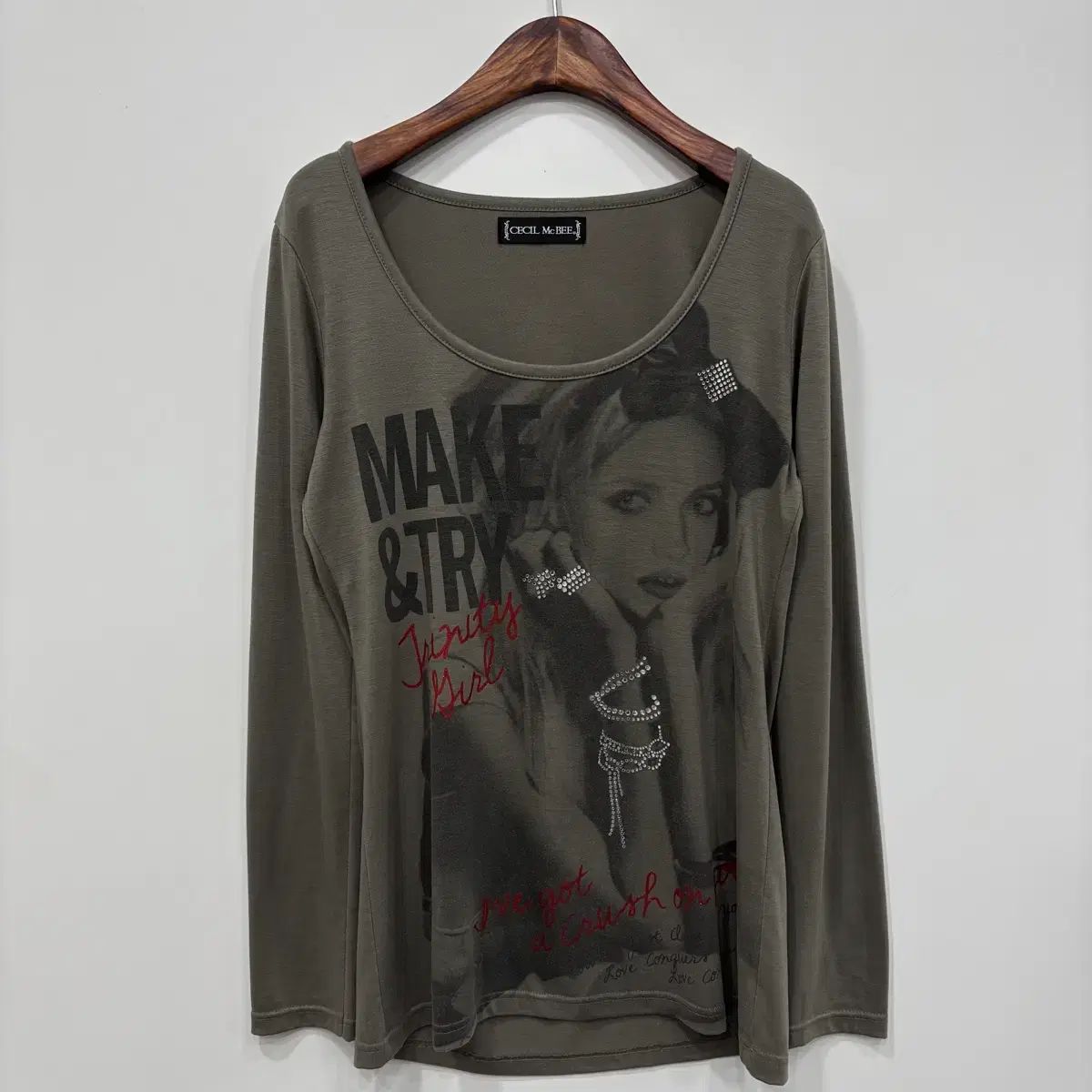 Cecil McBee y2kギャル風 ロングスリーブ M
