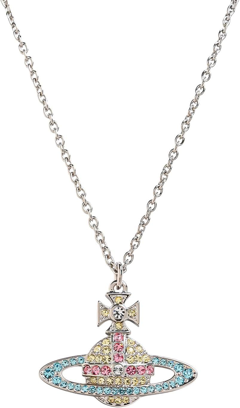 [ヴィヴィアンウエストウッド] ネックレス ペンダント KIKA レディース シルバー アクア マルチカラー 6302009402P708 ジュエリー [並行輸入品]