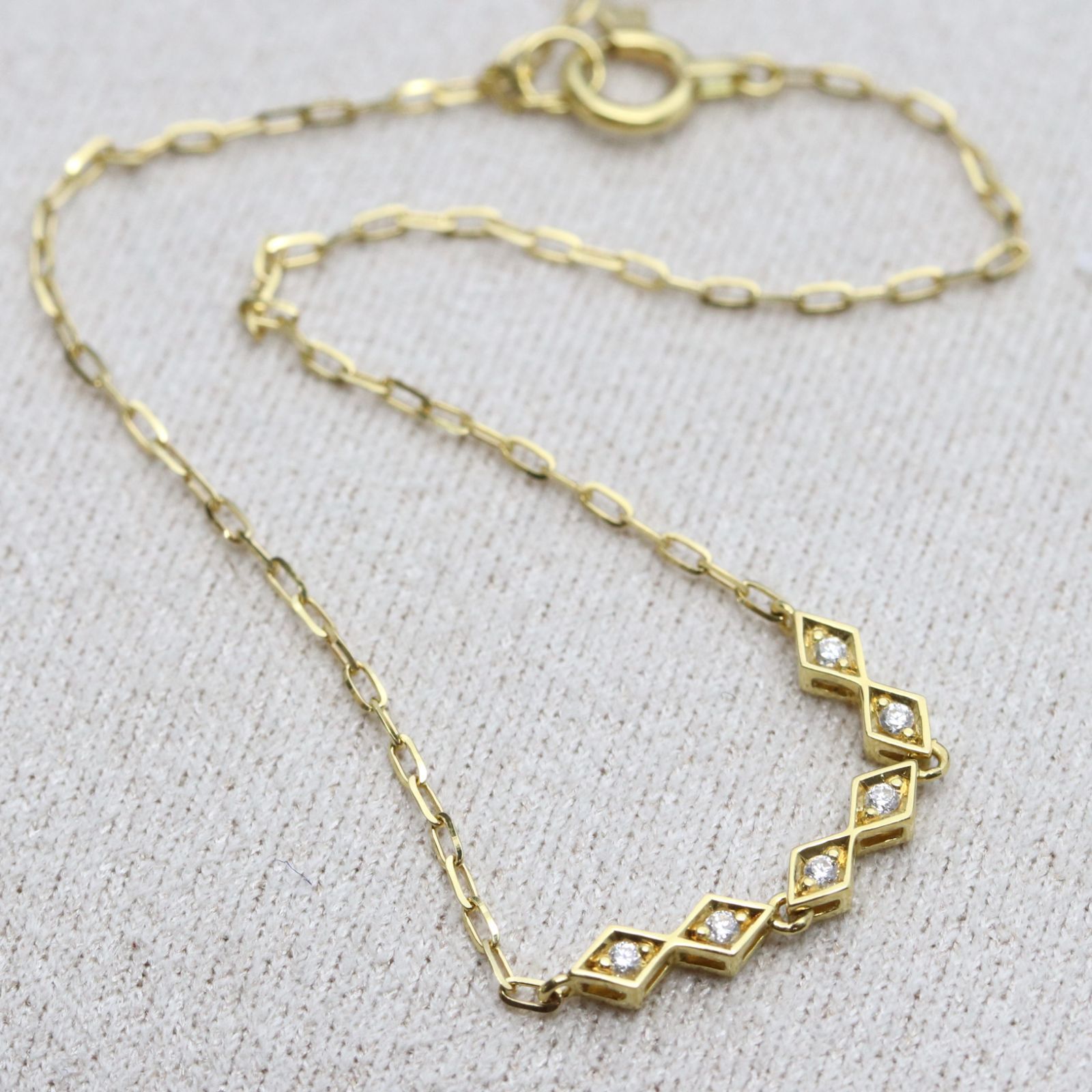 スタージュエリー ブレスレット K18 ダイヤモンド 0.03ct STAR JEWELRY