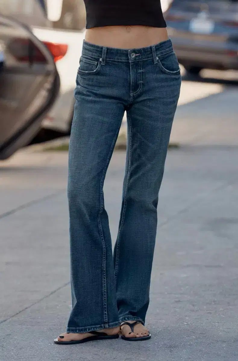 ZARA TRF ローライズ ブーツカット 38サイズ