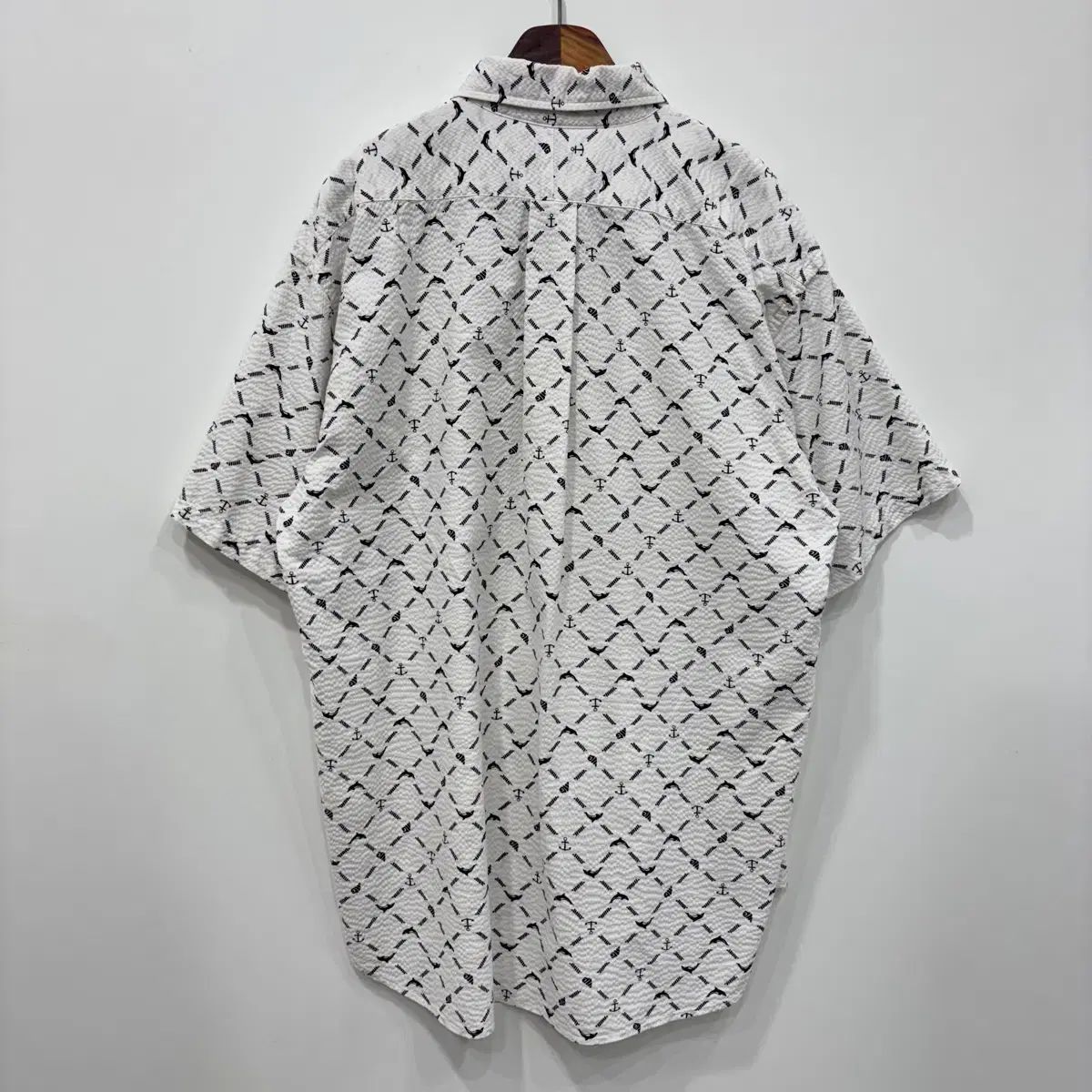 CHAPS Ralph Lauren シアサッカー 半袖 シャツ XL