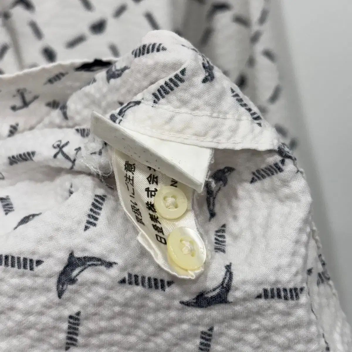 CHAPS Ralph Lauren シアサッカー 半袖 シャツ XL