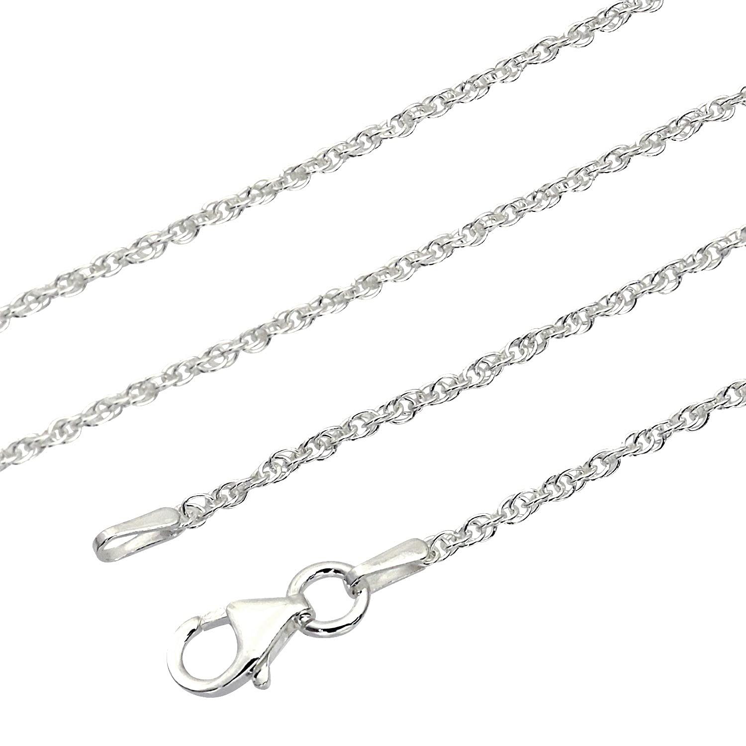 [シアーズ] ロープ チェーン ネックレス シルバー sv 925 幅 1.8mm 40cm【シルバー925 幅 1.8mm 40cm】