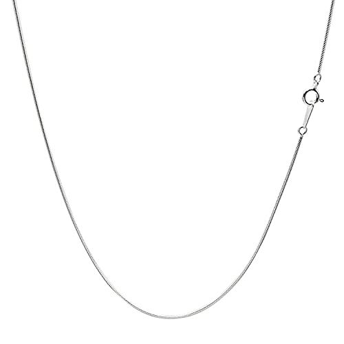 [シアーズ] スネーク チェーン ネックレス シルバー sv 925 幅 1.1mm 55cm【シルバー925 幅 1.1mm 長さ 55cm】