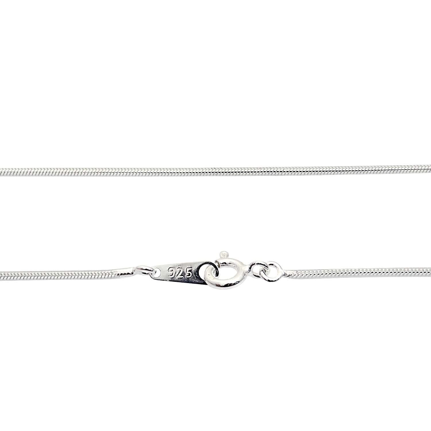 [シアーズ] スネーク チェーン ネックレス シルバー sv 925 幅 1.1mm 55cm【シルバー925 幅 1.1mm 長さ 55cm】