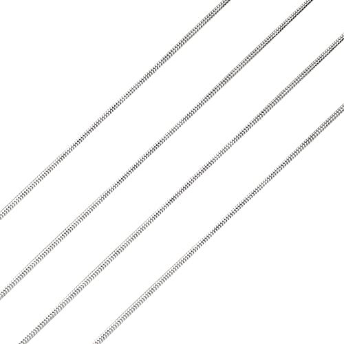 [シアーズ] スネーク チェーン ネックレス シルバー sv 925 幅 1.1mm 55cm【シルバー925 幅 1.1mm 長さ 55cm】