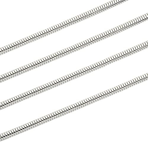 [シアーズ] スネーク チェーン ネックレス シルバー sv 925 幅 2.0mm 50cm【シルバー925 幅 2.0mm 長さ 50cm】