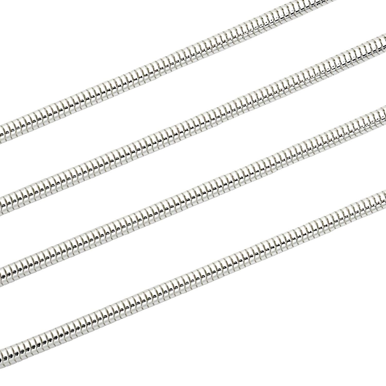 [シアーズ] スネーク チェーン ネックレス シルバー sv 925 幅 2.0mm 60cm【シルバー925 幅 2.0mm 長さ 60cm】
