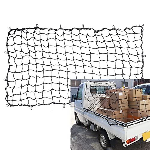 MAXWIN(マックスウィン)　カーゴネット 大型 ラゲッジネット 210×150cm 荷台 車載 荷崩れ防止 落下防止 軽トラ トラック トレーラー ジープ バン SUV K-NET02as f531abdb