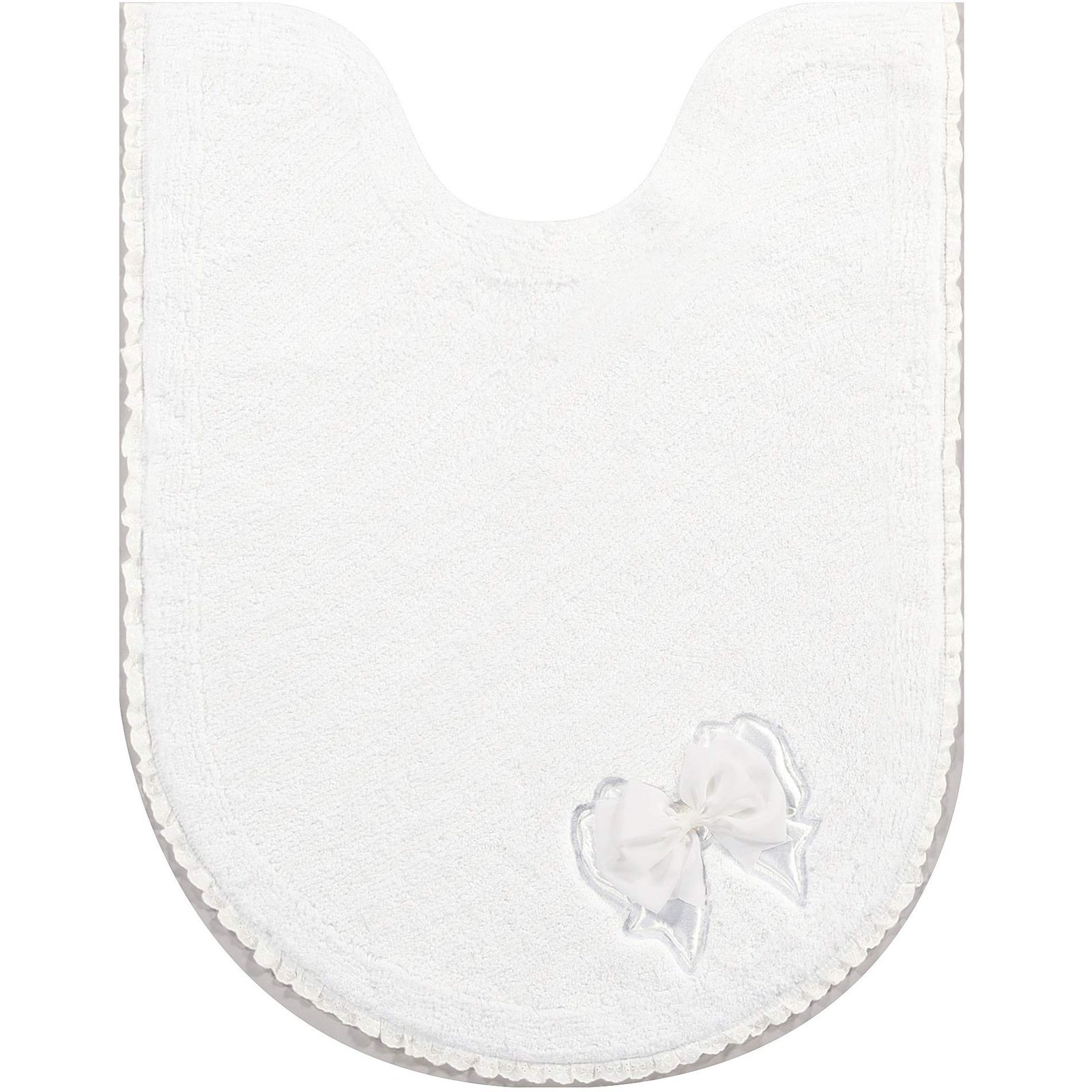 新品 センコー NYNAS エレリュバン ロング トイレマット 約90×70cm ホワイト 35948