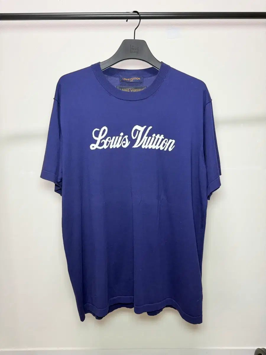 ルイヴィトン Lvロゴ ニット 半袖Tシャツ 百貨店購入 ほぼ新品