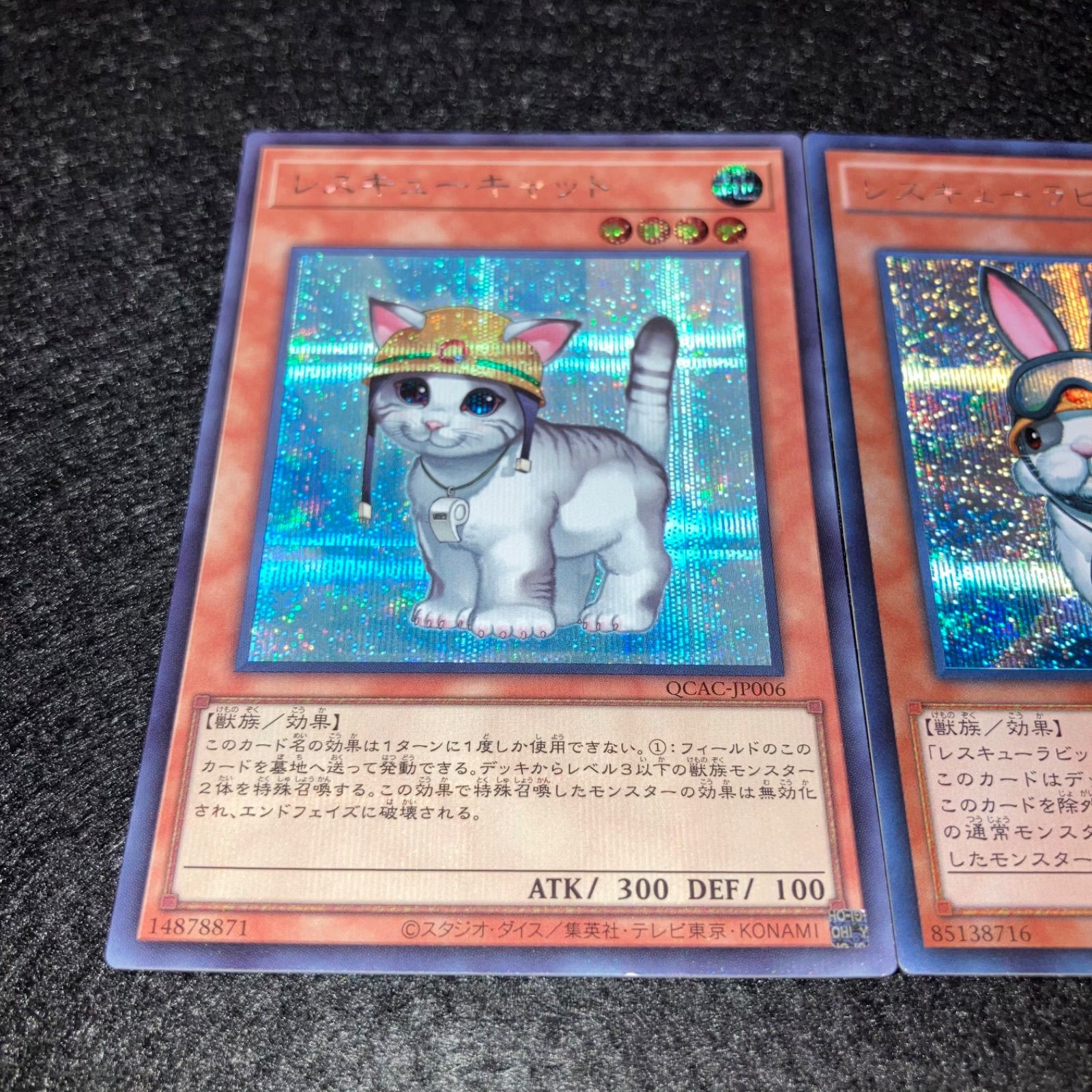 遊戯王】No.7874 レスキューキャット レスキューラビット シク