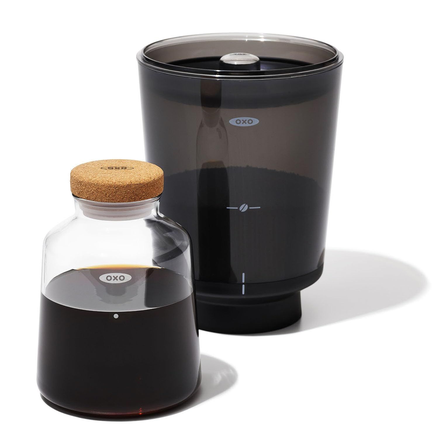 OXO Brew オクソー コールドブリュー 濃縮 コーヒーメーカー 水出しコーヒードリッパー 約5~7杯 省スペース収納 アイスコーヒー ホットでも★